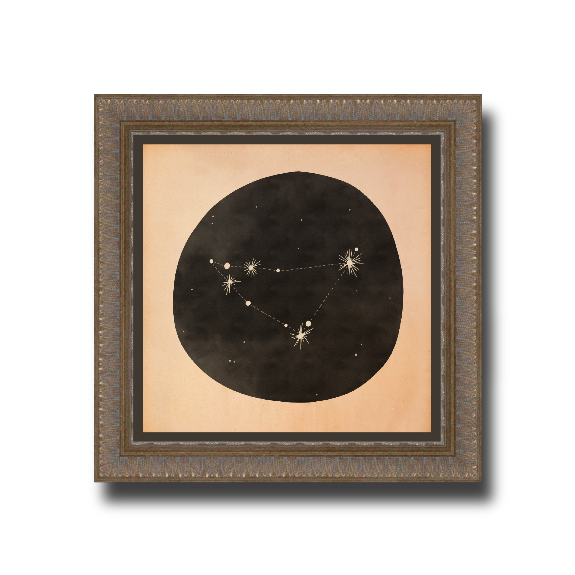 Haghaus Capricorn Constellation Framed .png