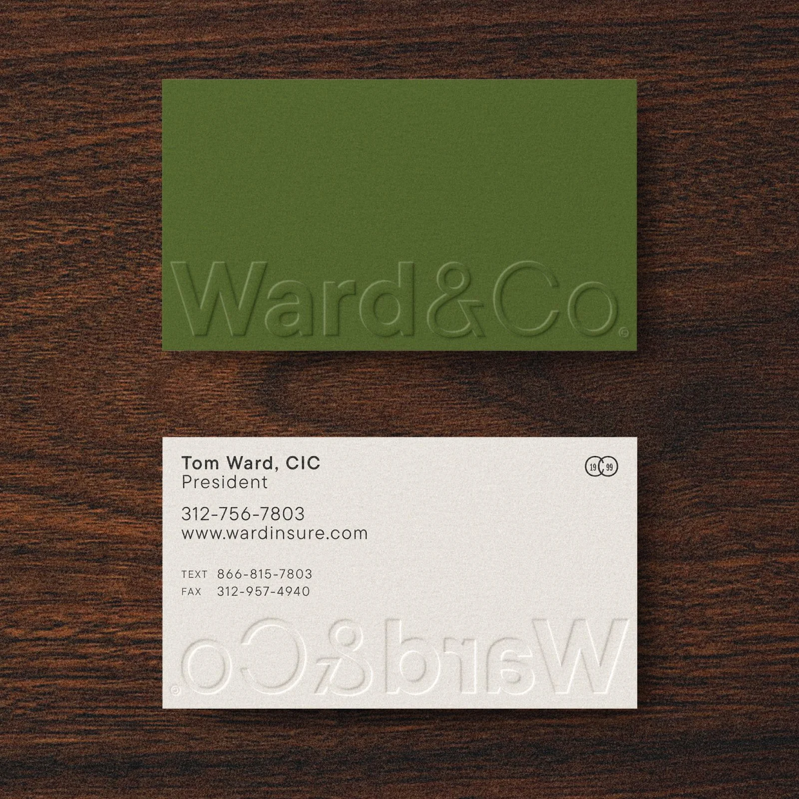 Ward & Co. Business Card