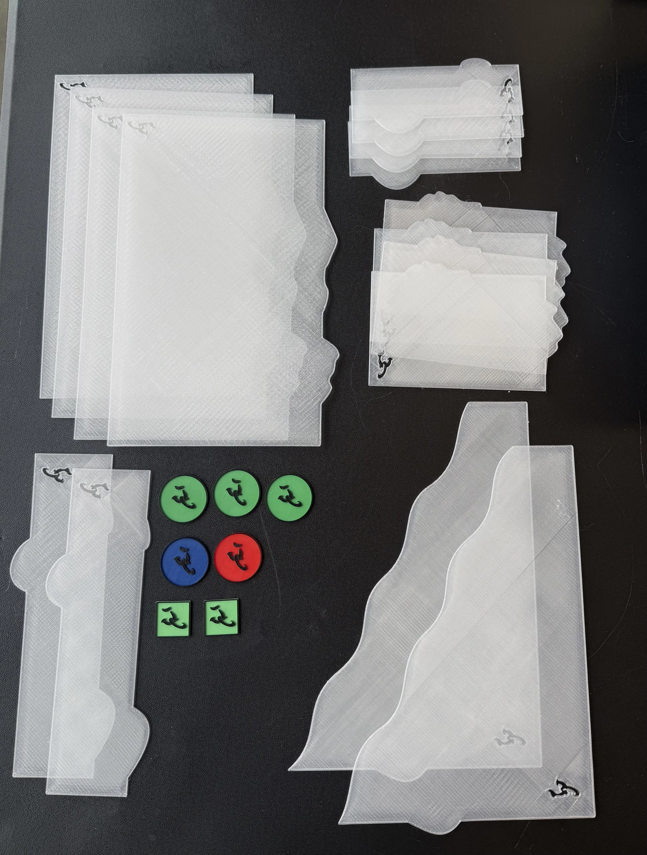11th Ed. 40k Footprint Set (23pc) (Clear)