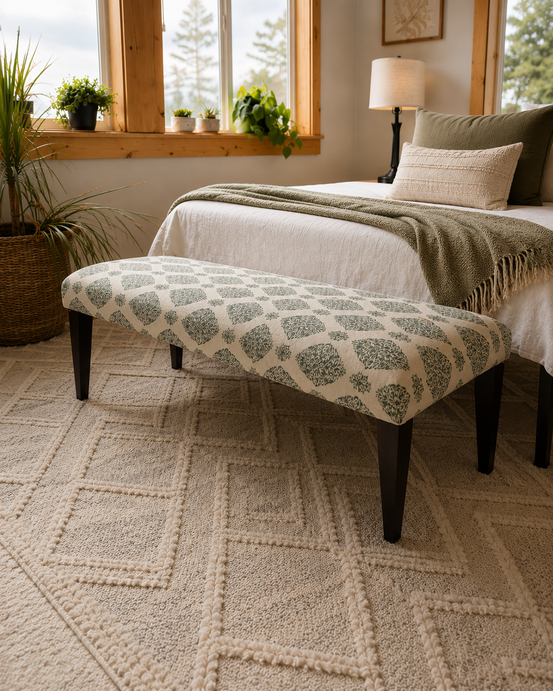 Upholstered bench
