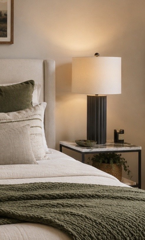 Modern fluted table lamps