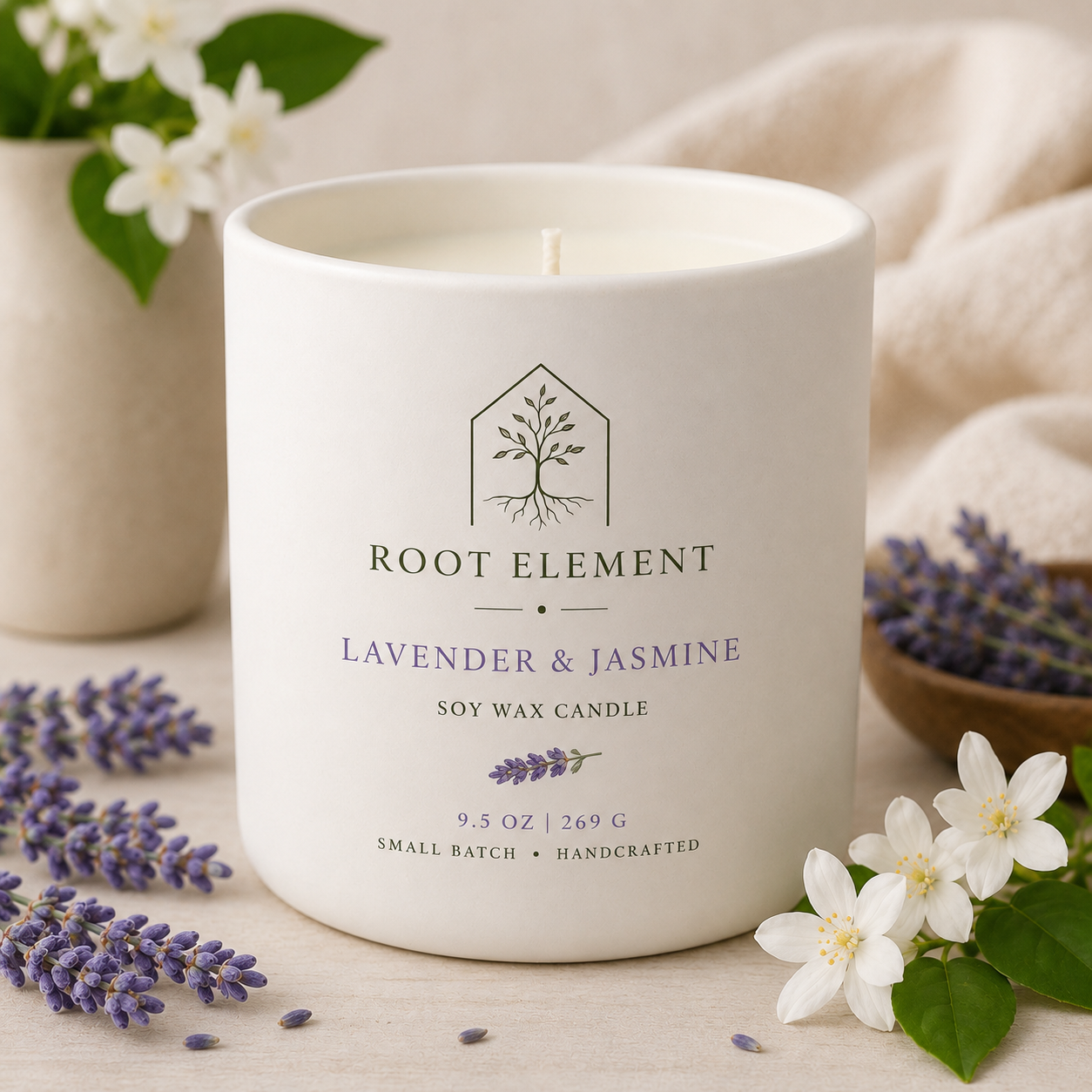 Botanical Soy Wax Candle (coming soon)