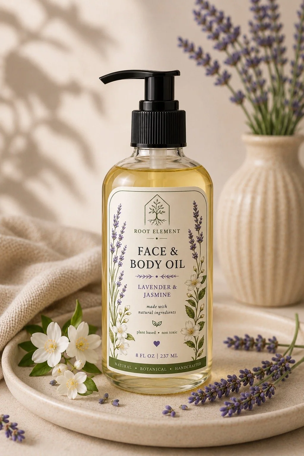 Lavender & Jasmine Botanical Body Oil