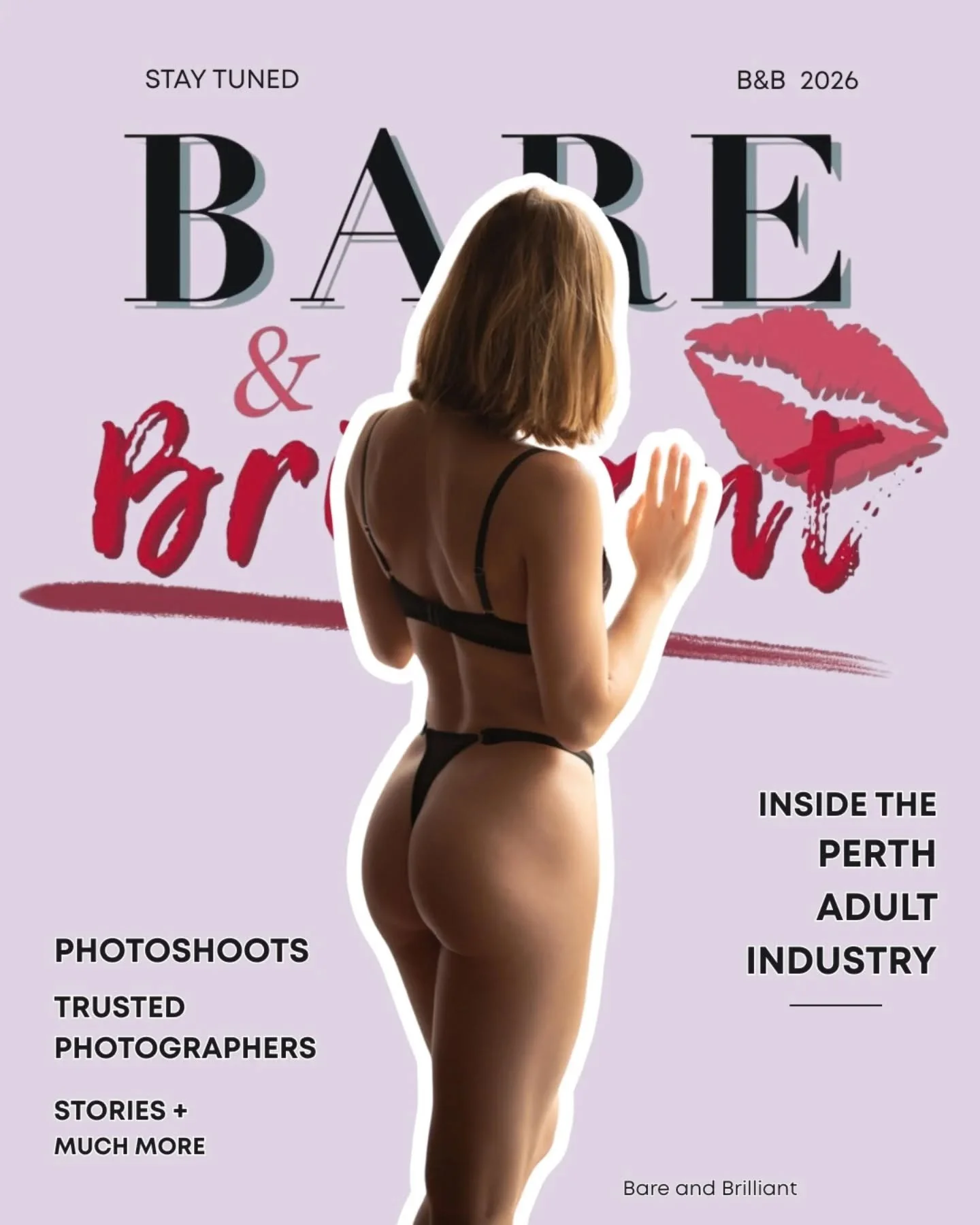 We are so excited to have our first front cover mock up!
We have received some interest in our model search and are on the look out for more! 

Want to be on a cover or fill some pages on the inside. Send us a DM.

Come be a part of our bare and bril