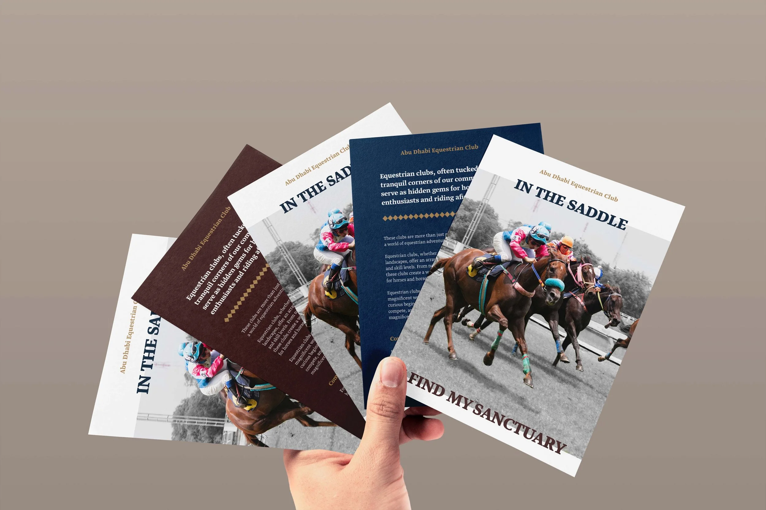 Abu Dhabi Equestrian Club Rebrand Promo Set