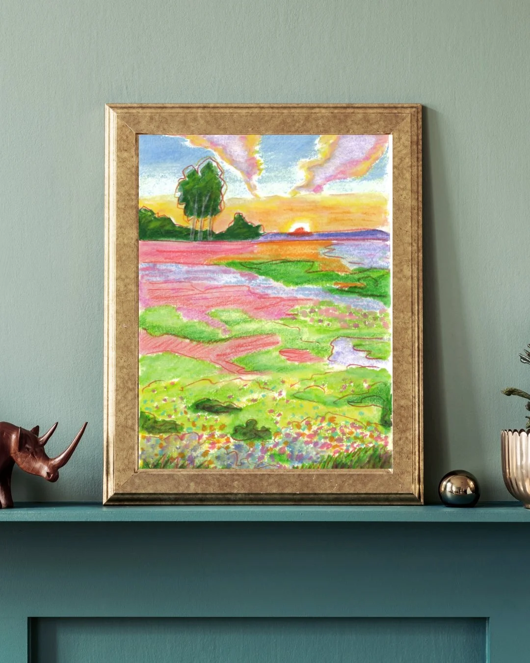 Pink Serenity Sunset | Original | Beauty of Freedom Series