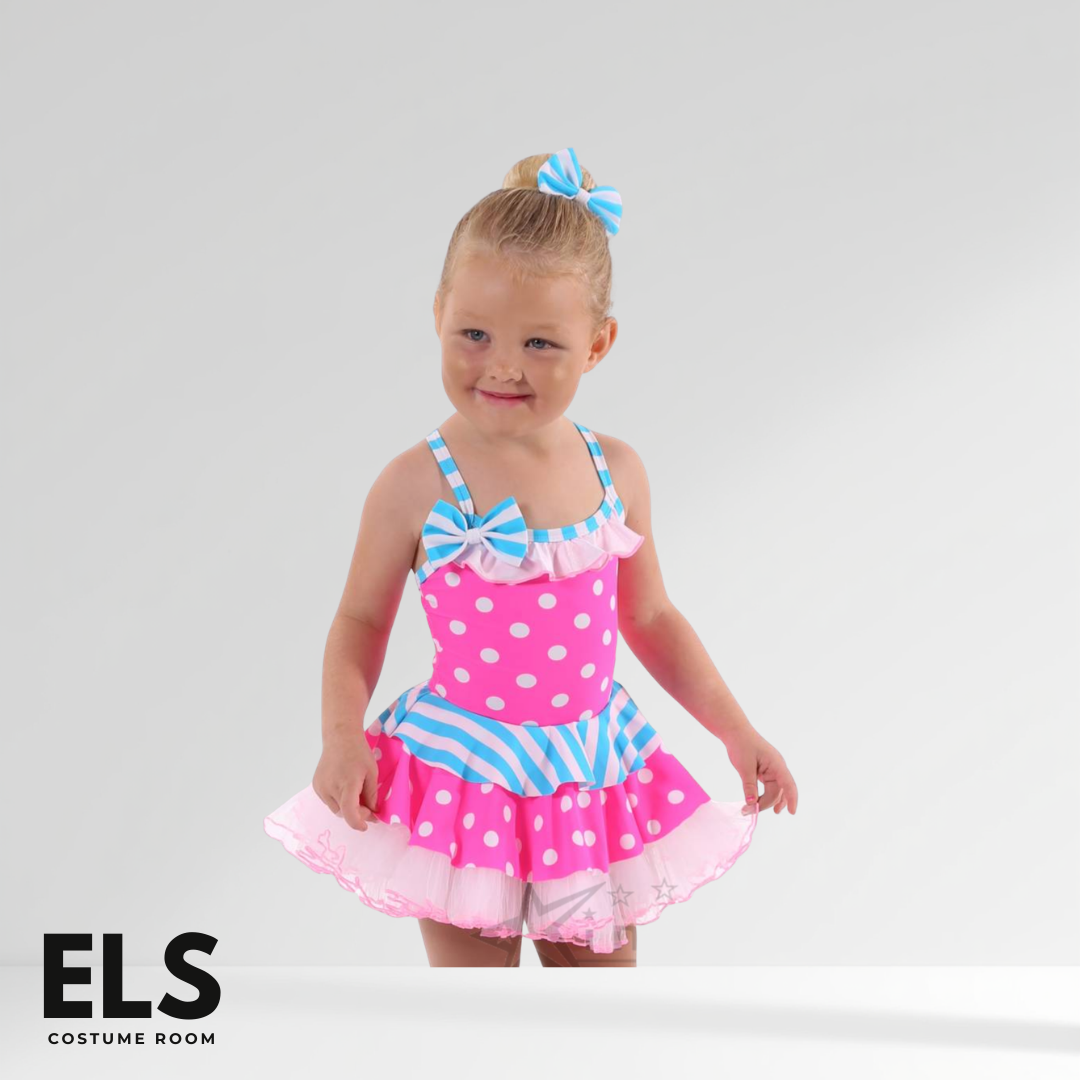 Kinetic Creations "LALA LOOPSY" Polka Dot Dress