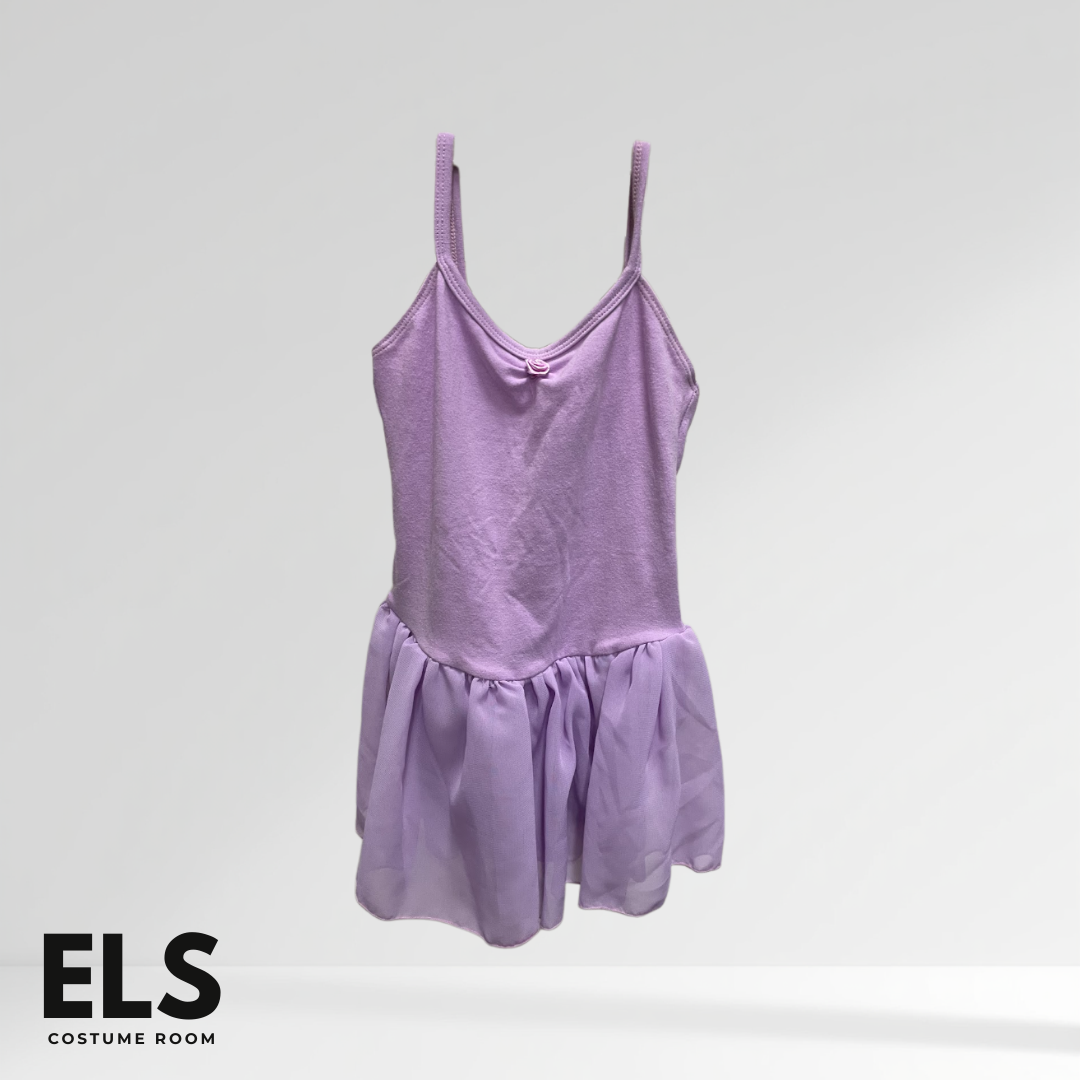 Purple Leotard with Nylon Skirt