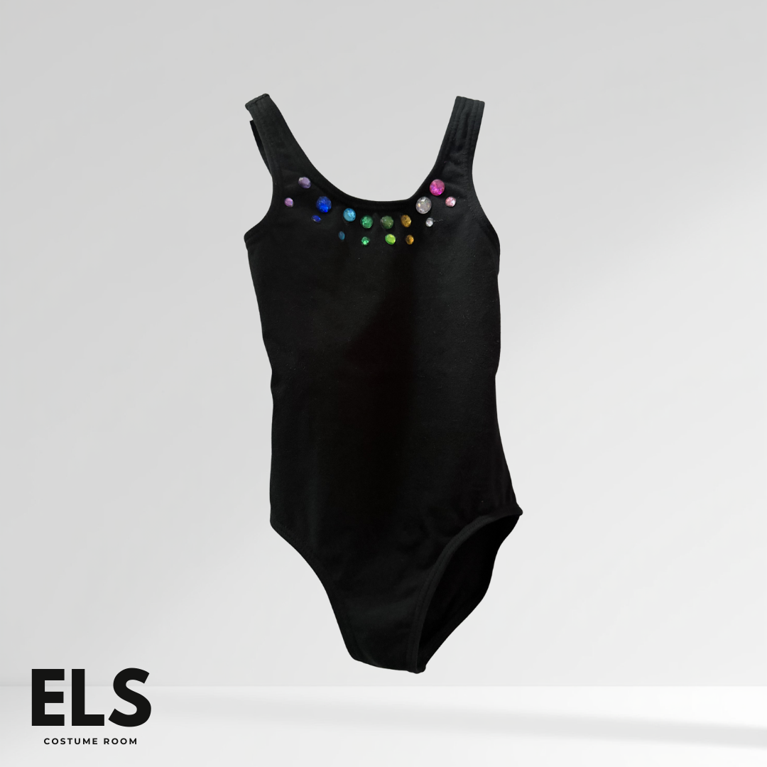 Multi Coloured Gemmed Leotard
