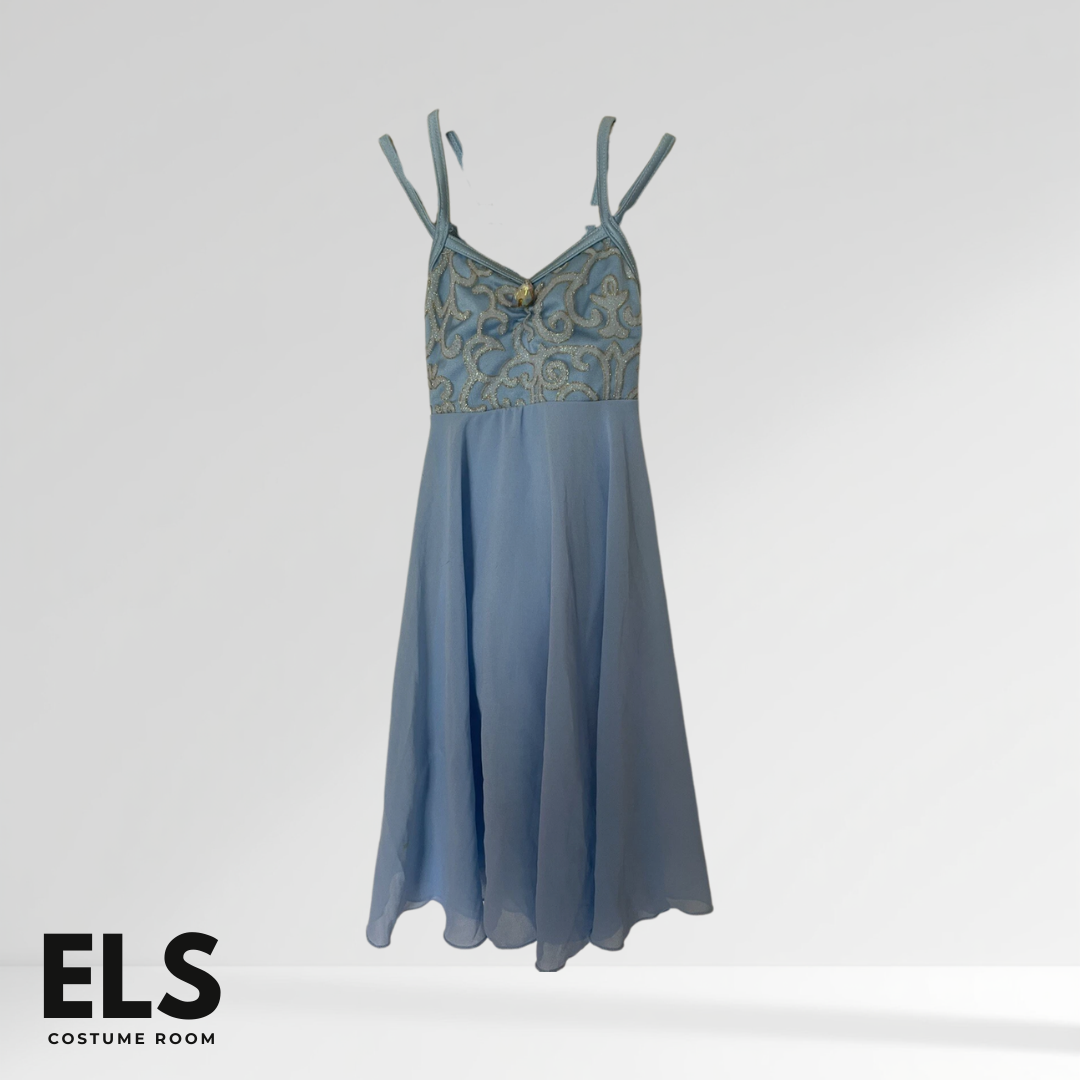 Weissman Blue Lyrical Dress