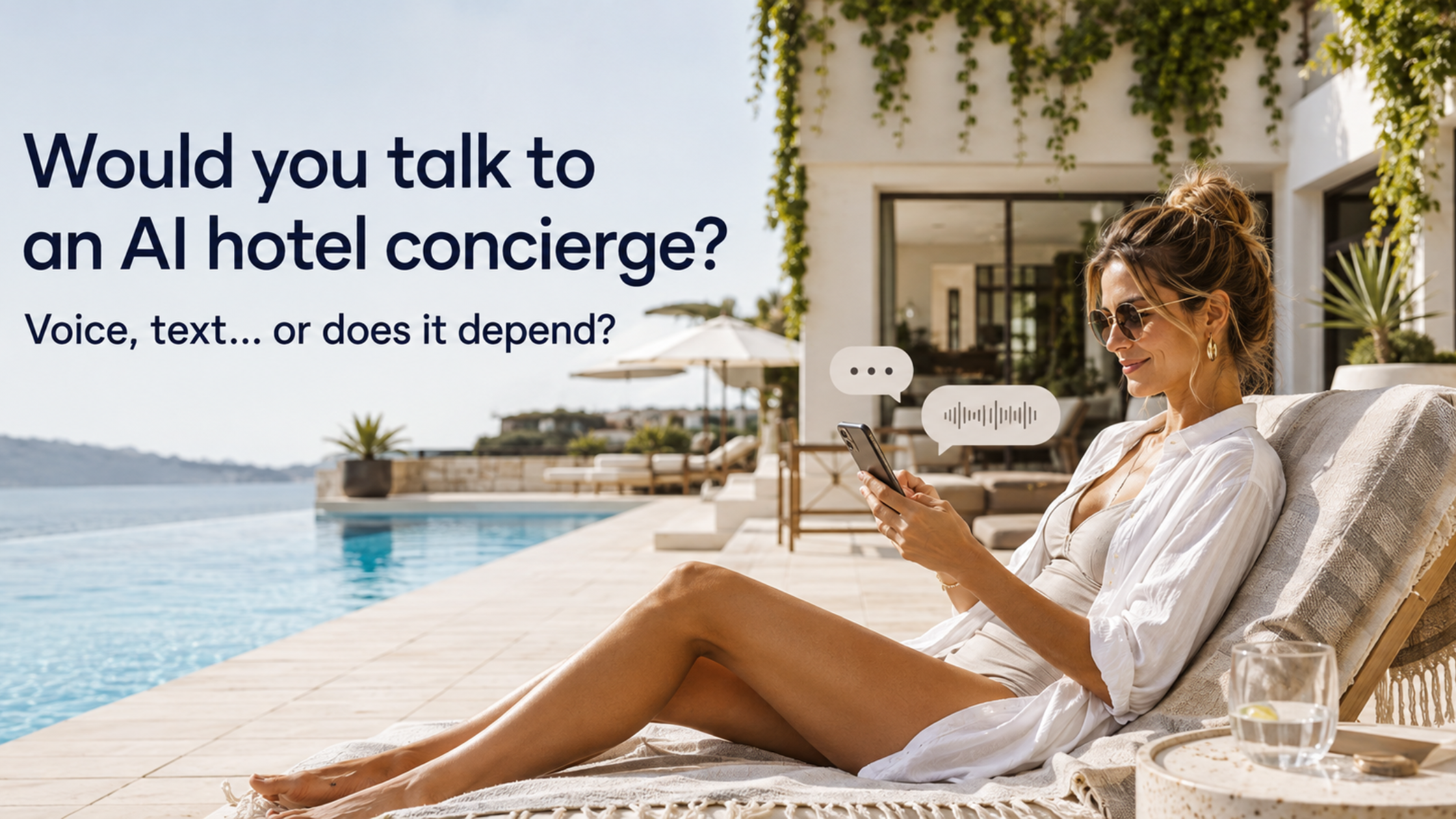 Would hotel guests actually talk to an AI concierge?