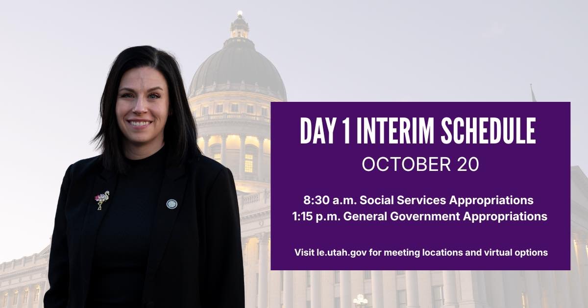Back at the Capitol! 💜

Campaign season is busy, but the work doesn&rsquo;t stop.

I didn&rsquo;t run for office to play party politics. I ran to represent the people of District 11 and make sure their voices are heard.

Two days of interim committe