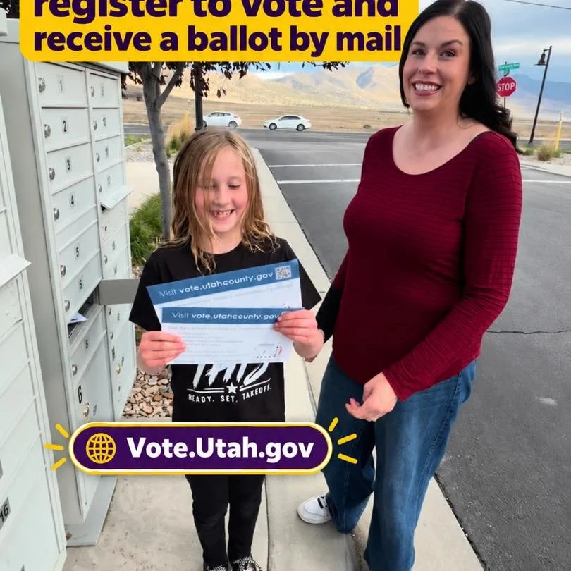 🚨 Utah voters! There&rsquo;s an important election deadline tomorrow, October 23.

Have you checked your registration?

Recently moved? Haven&rsquo;t received your ballot? Have questions about voting?

Utah&rsquo;s official election website has the 