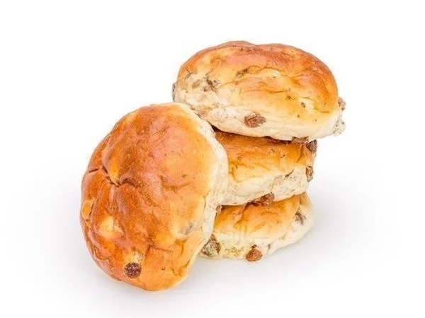 Rozijn- of muesli bolletjes per 4