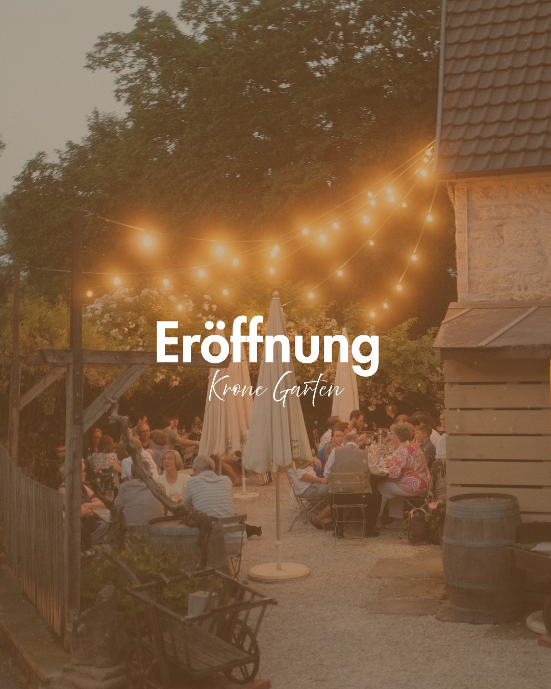 Eröffnung Krone Garten