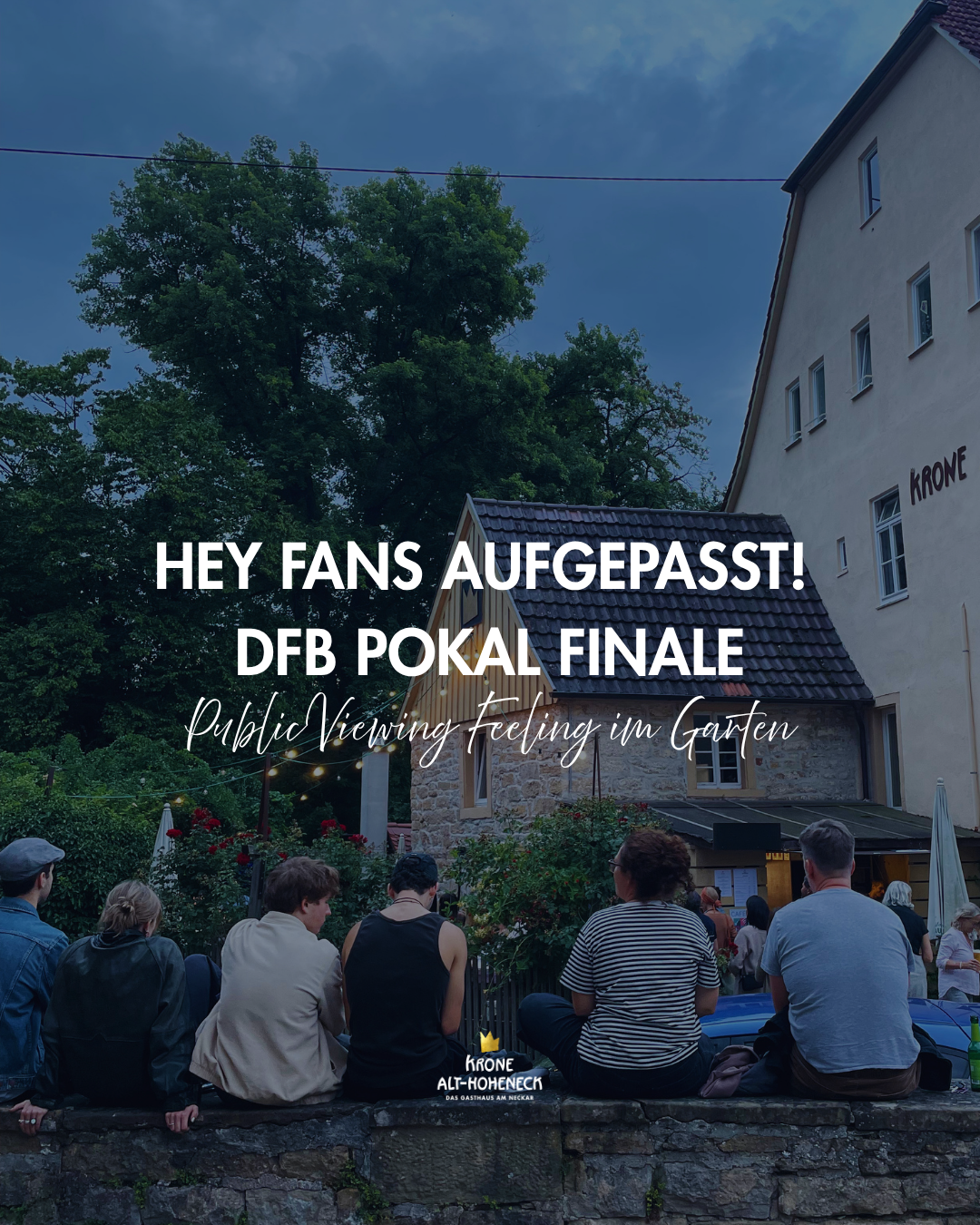 Hi Fans aufgepasst! Public Viewing Feeling im Garten