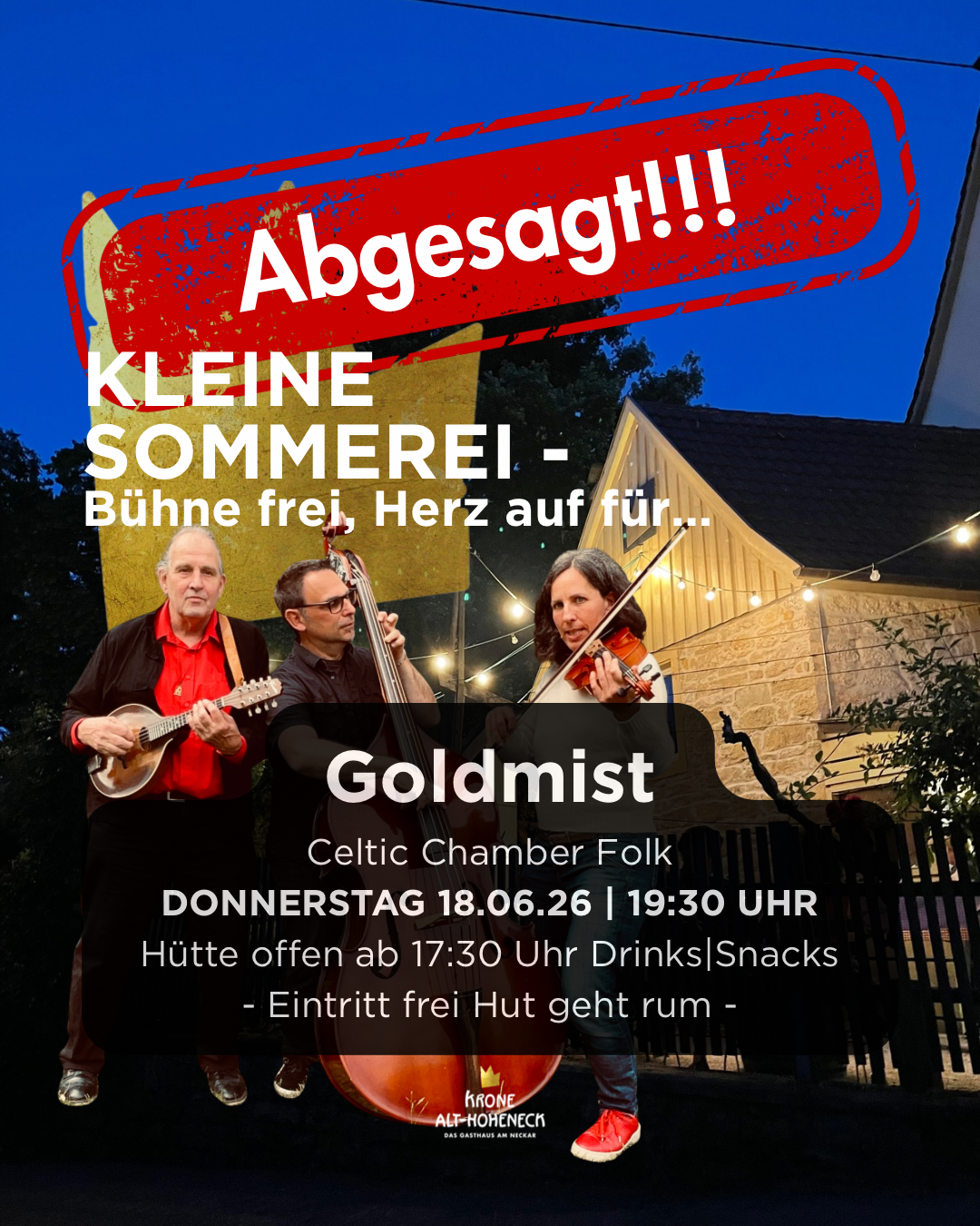 Kleine Sommerei- Goldmist