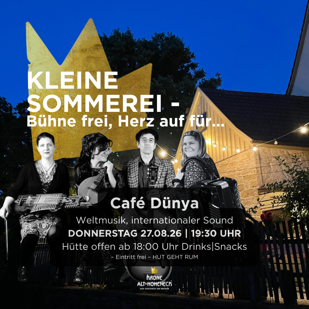 Kleine Sommerei- Café Dünya 