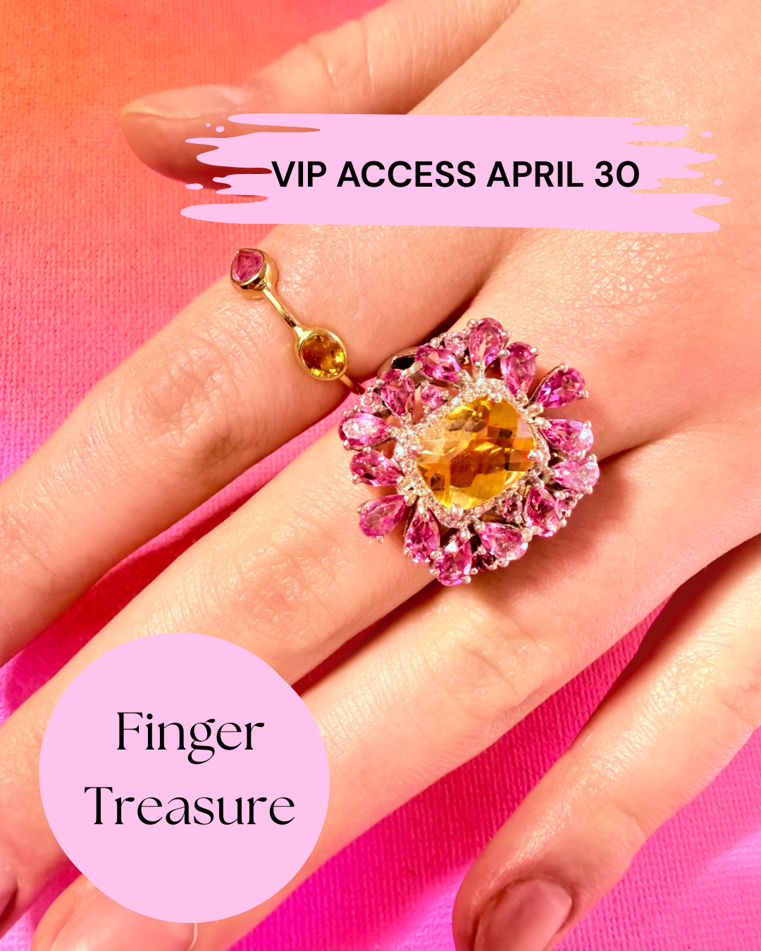 Finger Treasure
Bold gemstones and playful forms — little sculptures of colour for your hands.
Stack them, clash them, choose what you love.