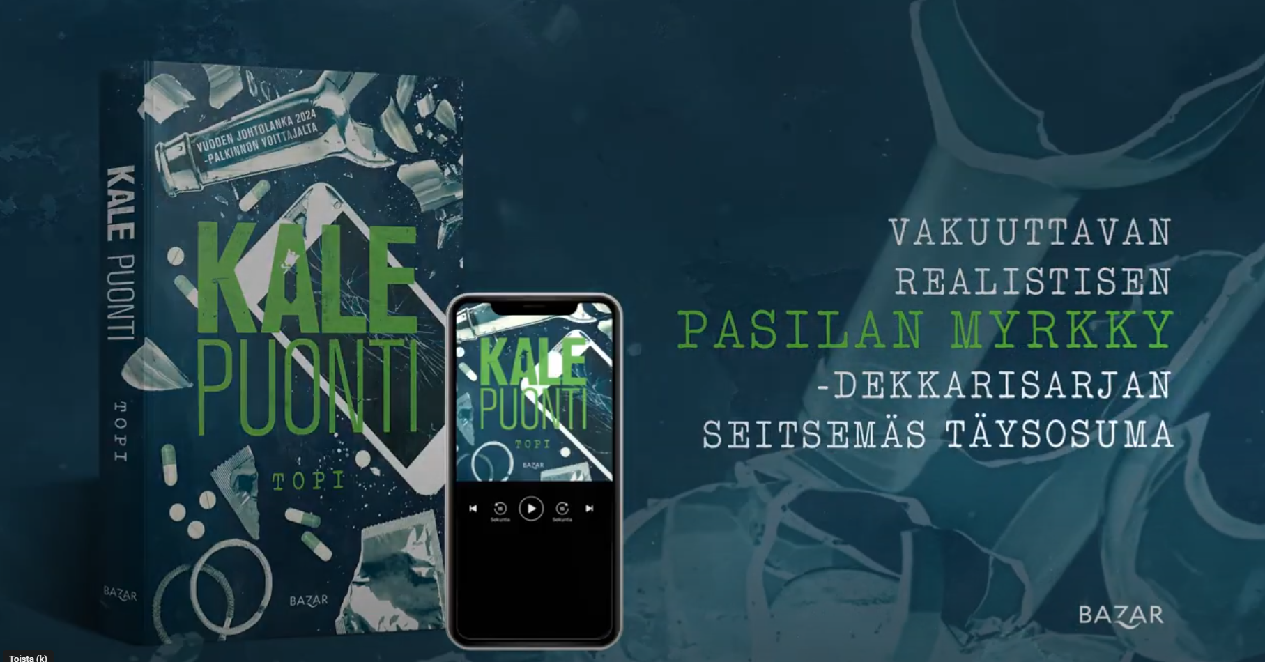 Topi singahti tammikuun myydyimmäksi kirjaksi