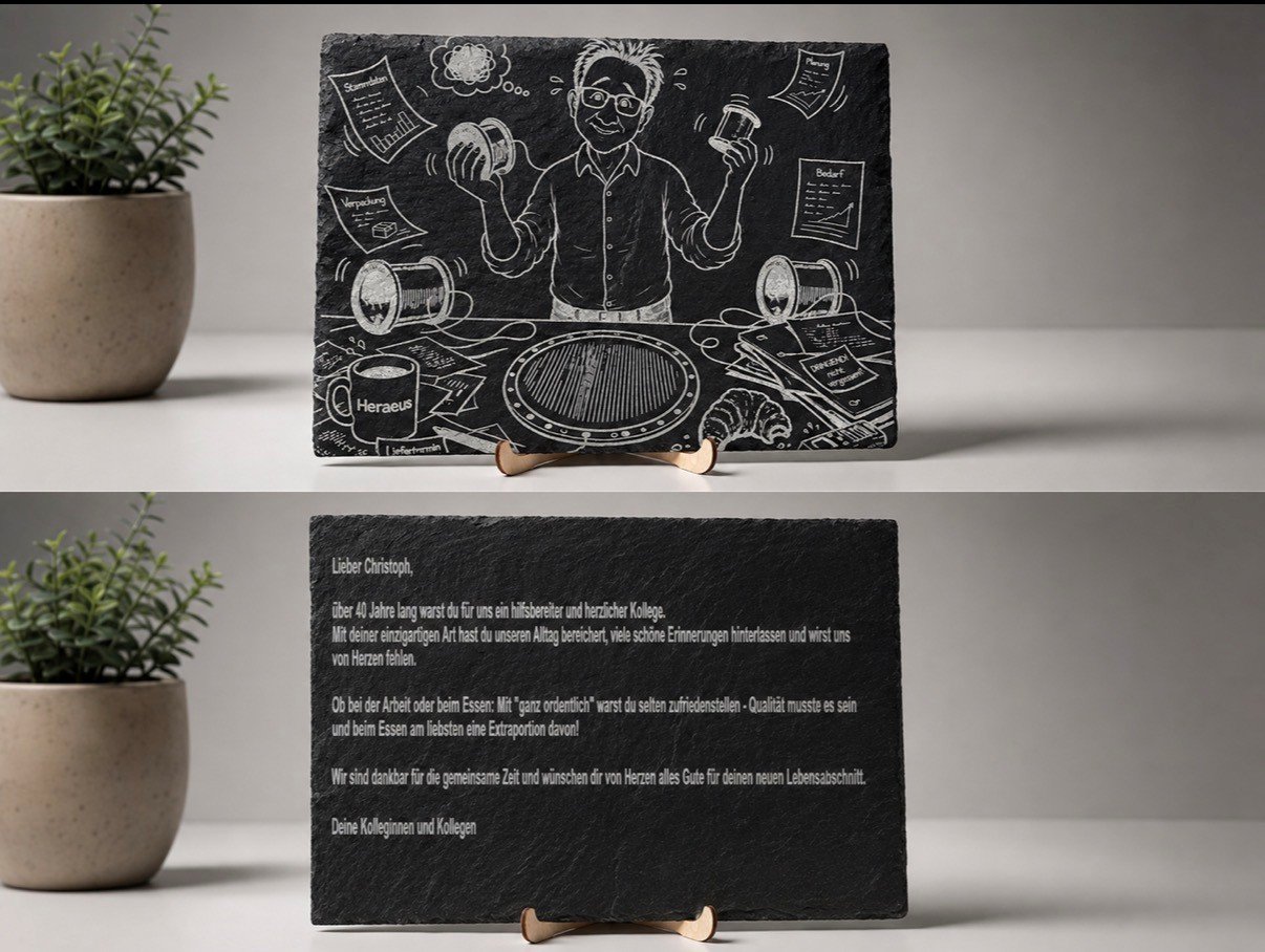 Individuelle Abschiedsgeschenke