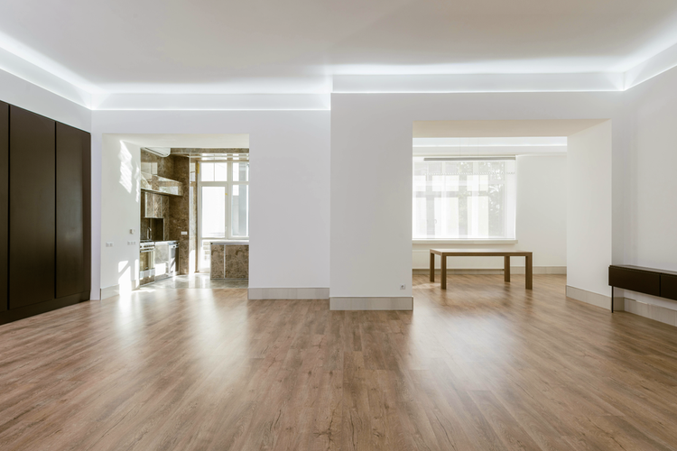 Newly built home ready for post-construction detailing and final clean