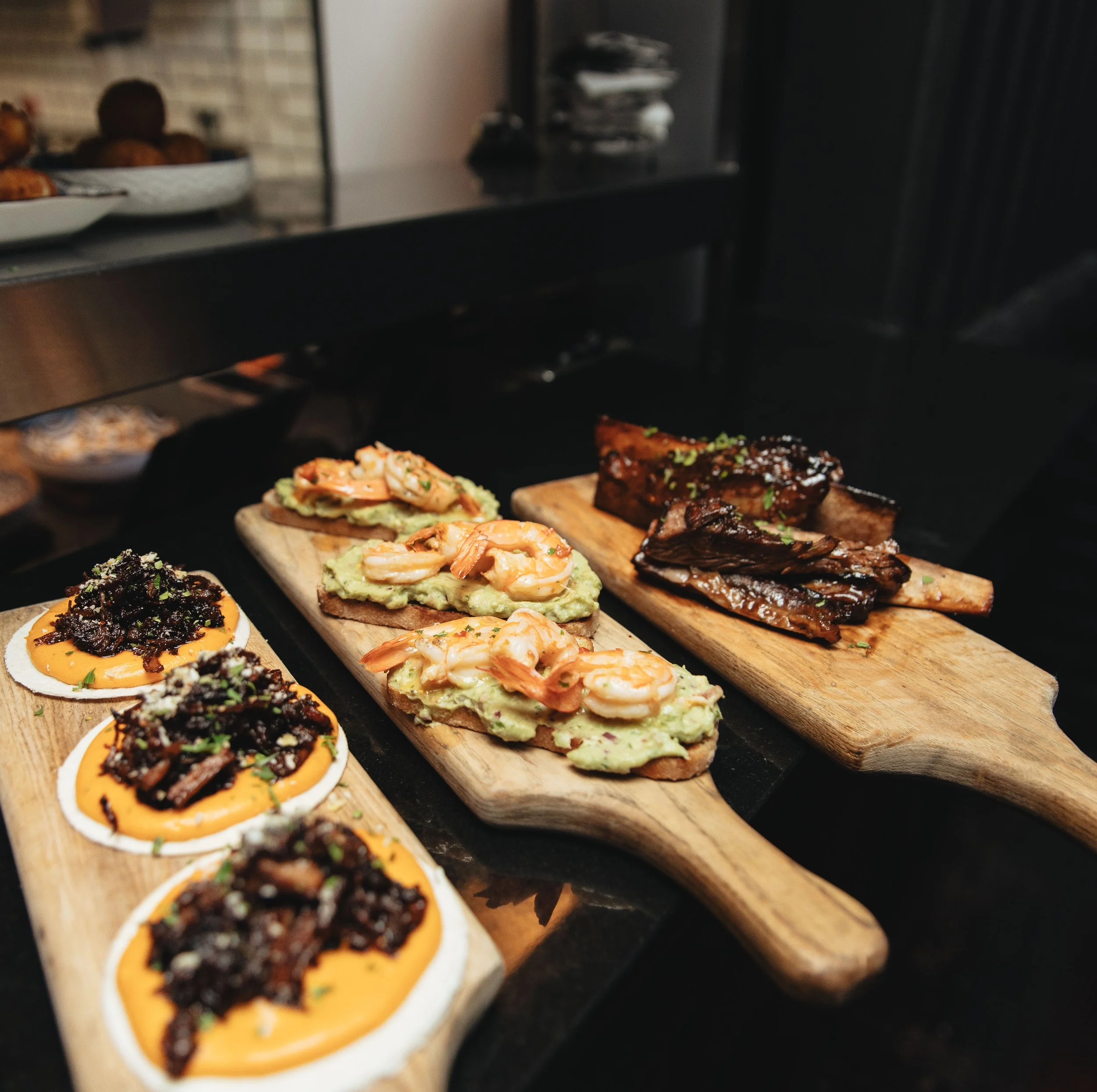 South African-inspired tapas for global palettes.