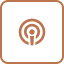 Icon of a wireless signal or Wi-Fi signal