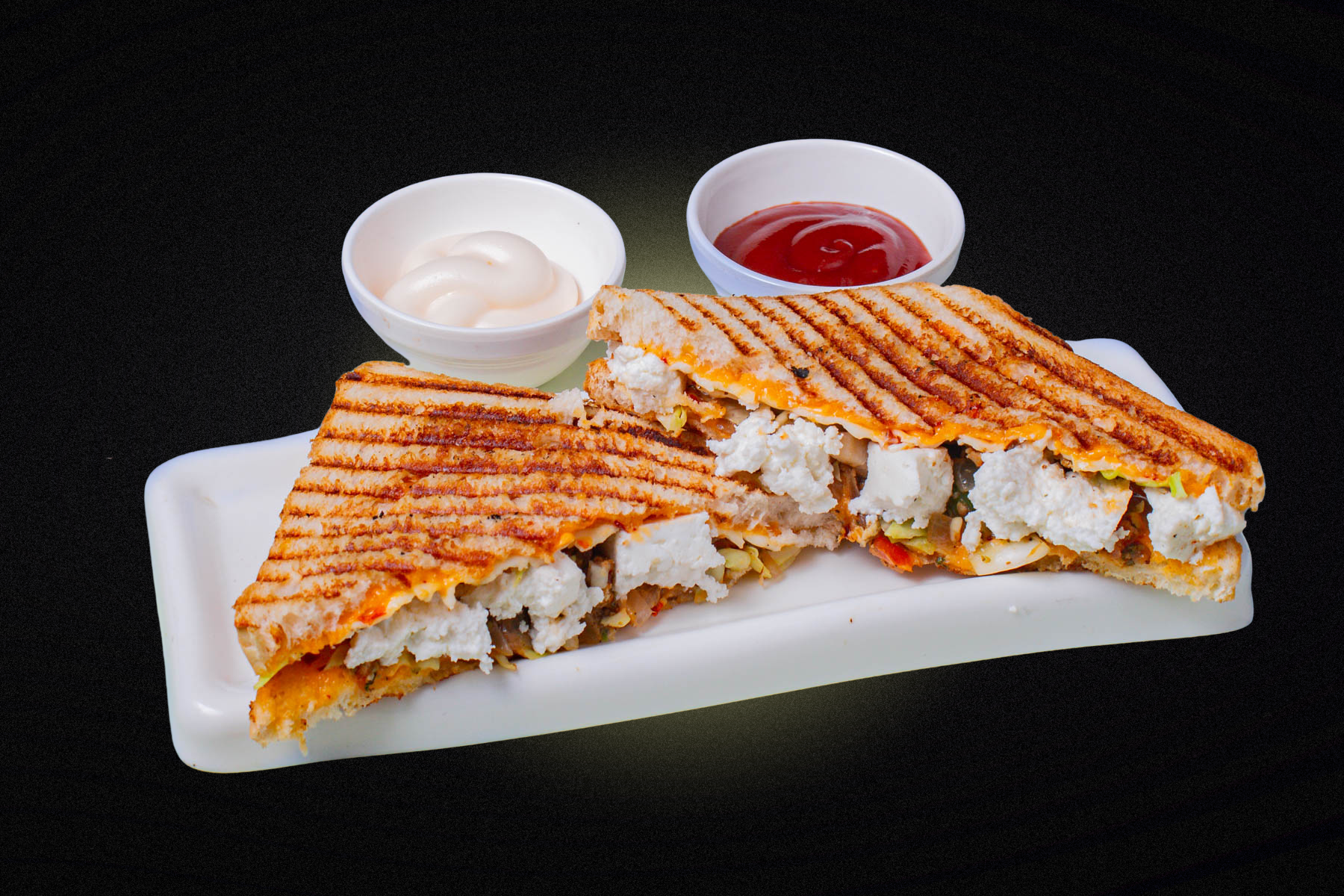 Paneer & Veggies Grilled Sandwich