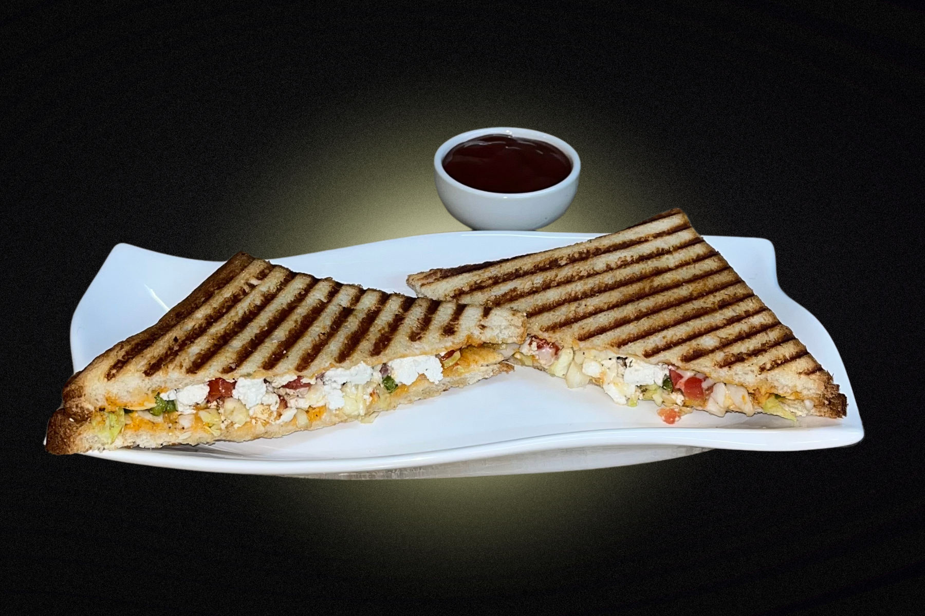 Paneer & Veggies Grilled Sandwich