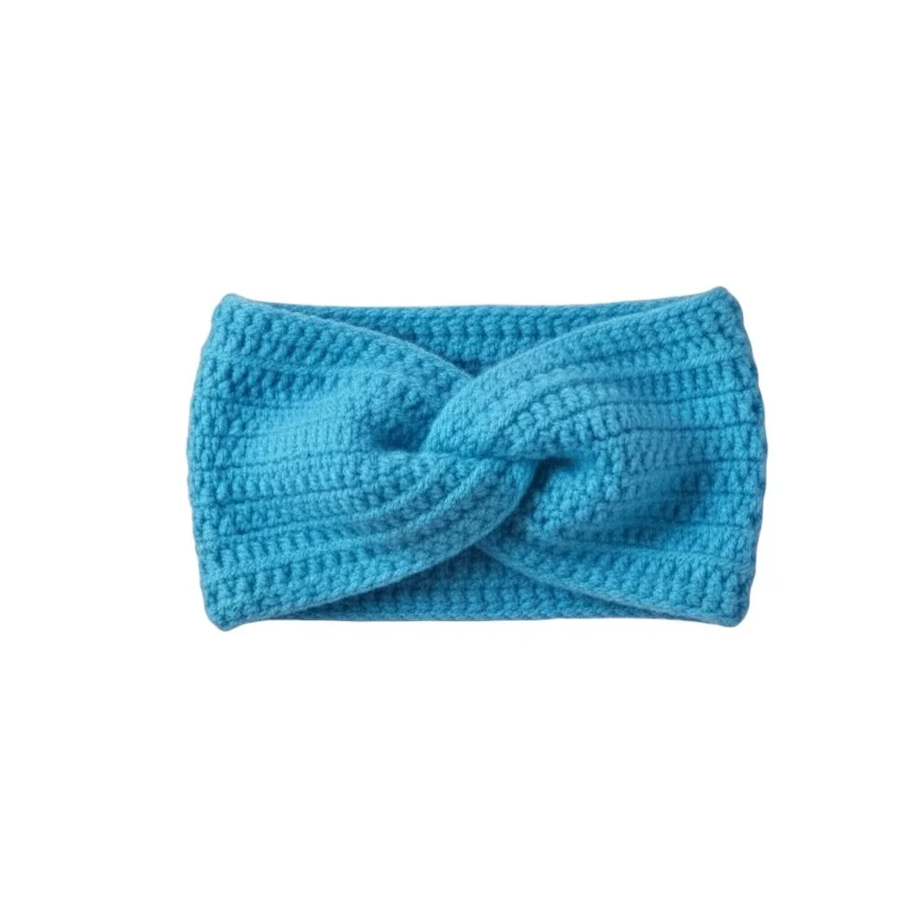 Handmade Chunky Knit Winter Ear Warmers — Cozy Headband Accessory