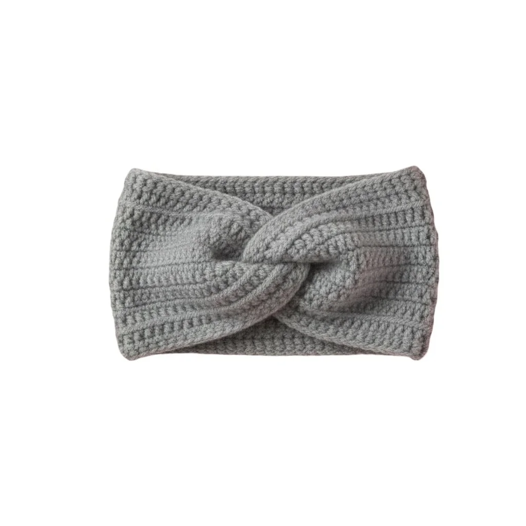 Handmade Chunky Knit Winter Ear Warmers — Cozy Headband Accessory