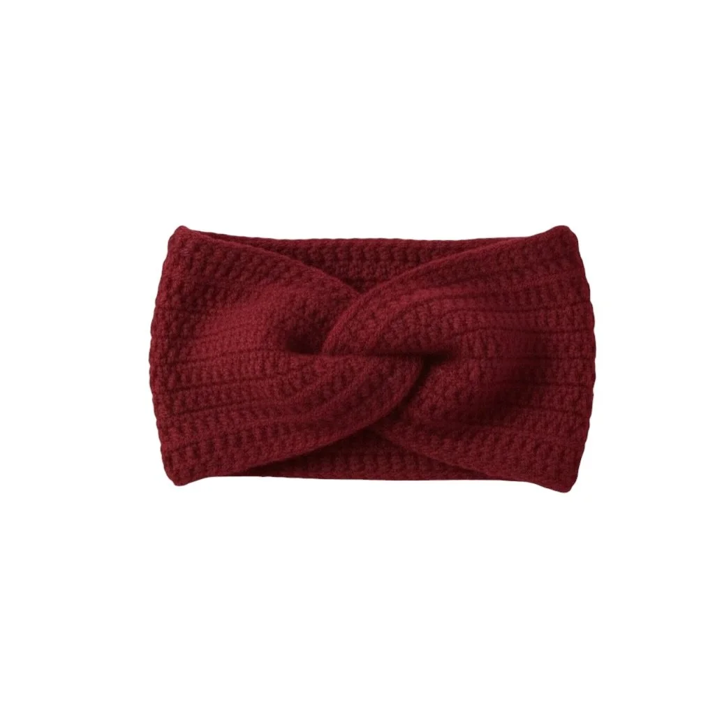 Handmade Chunky Knit Winter Ear Warmers — Cozy Headband Accessory