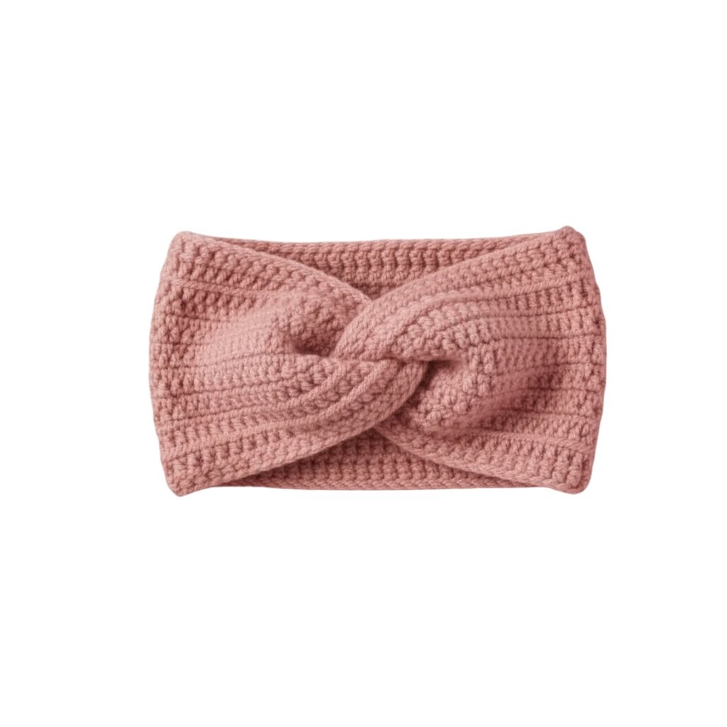 Handmade Chunky Knit Winter Ear Warmers — Cozy Headband Accessory