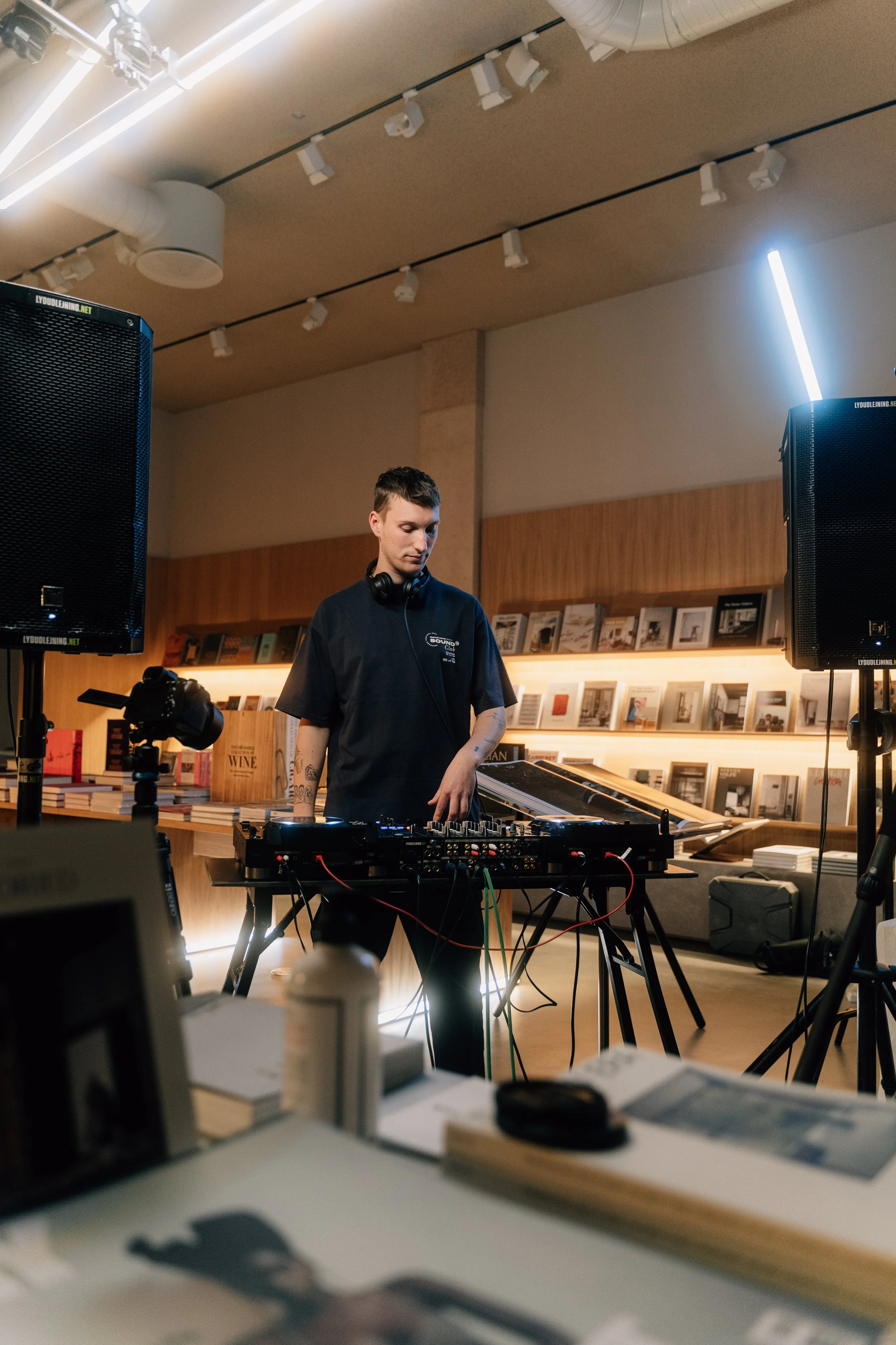 DJ playing during SoundClub