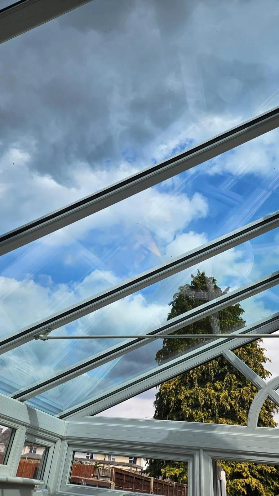 Conservatory roof cleaning