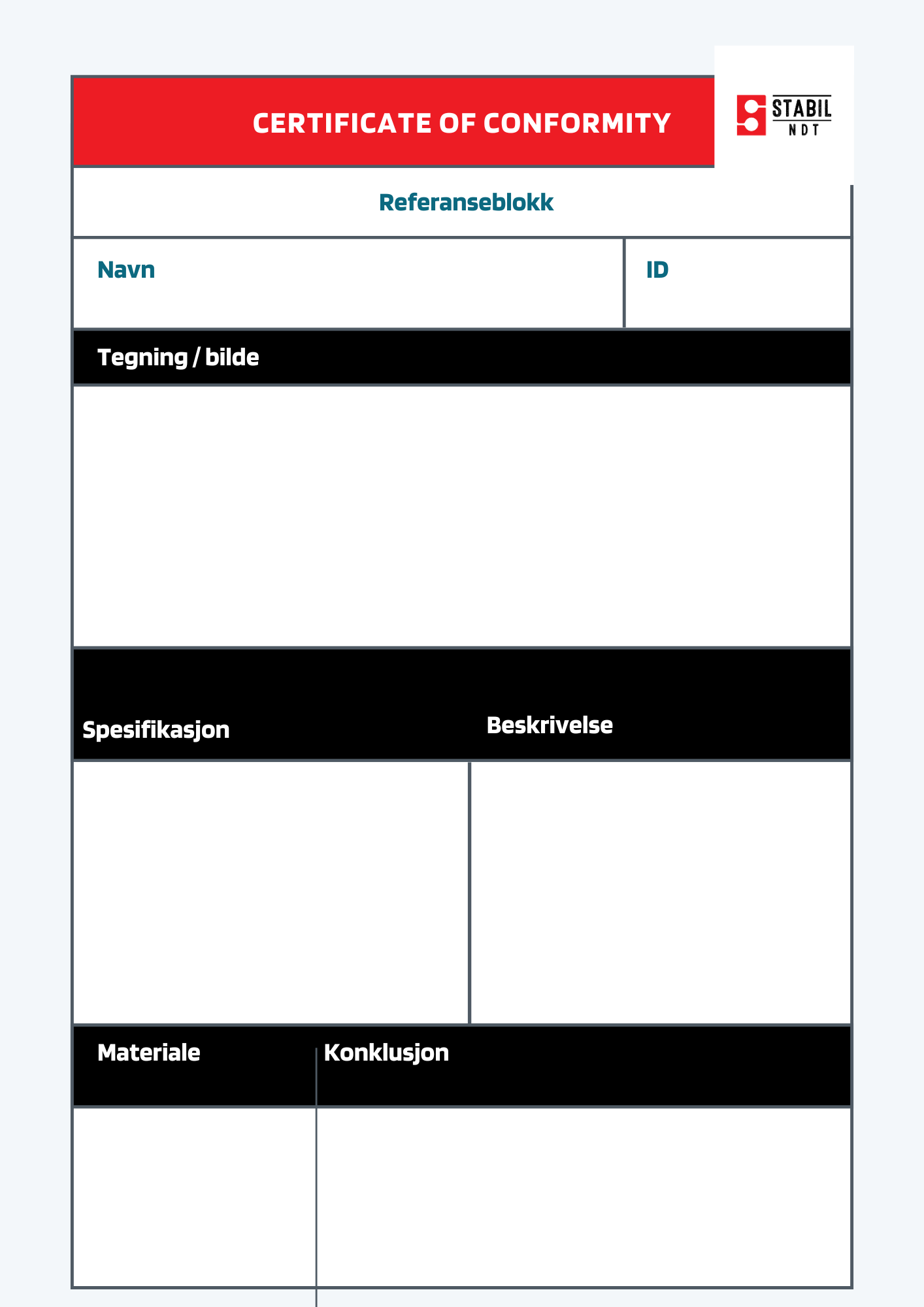 Certififate Of Conformance