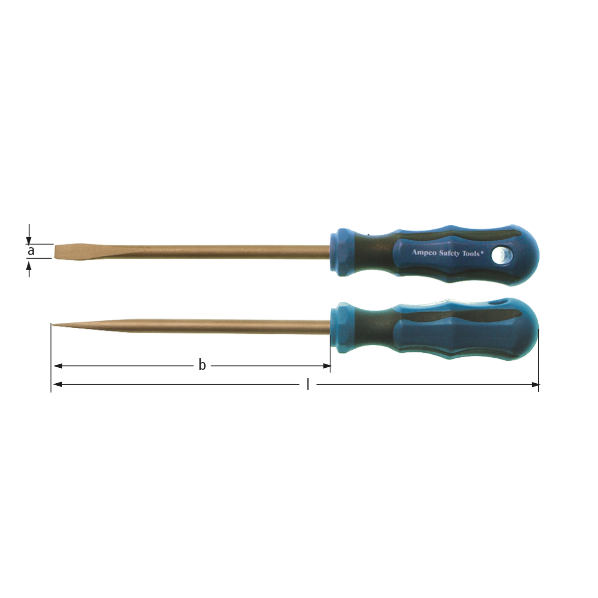 AMPCO Skrutrekker – Flat (BeCu)