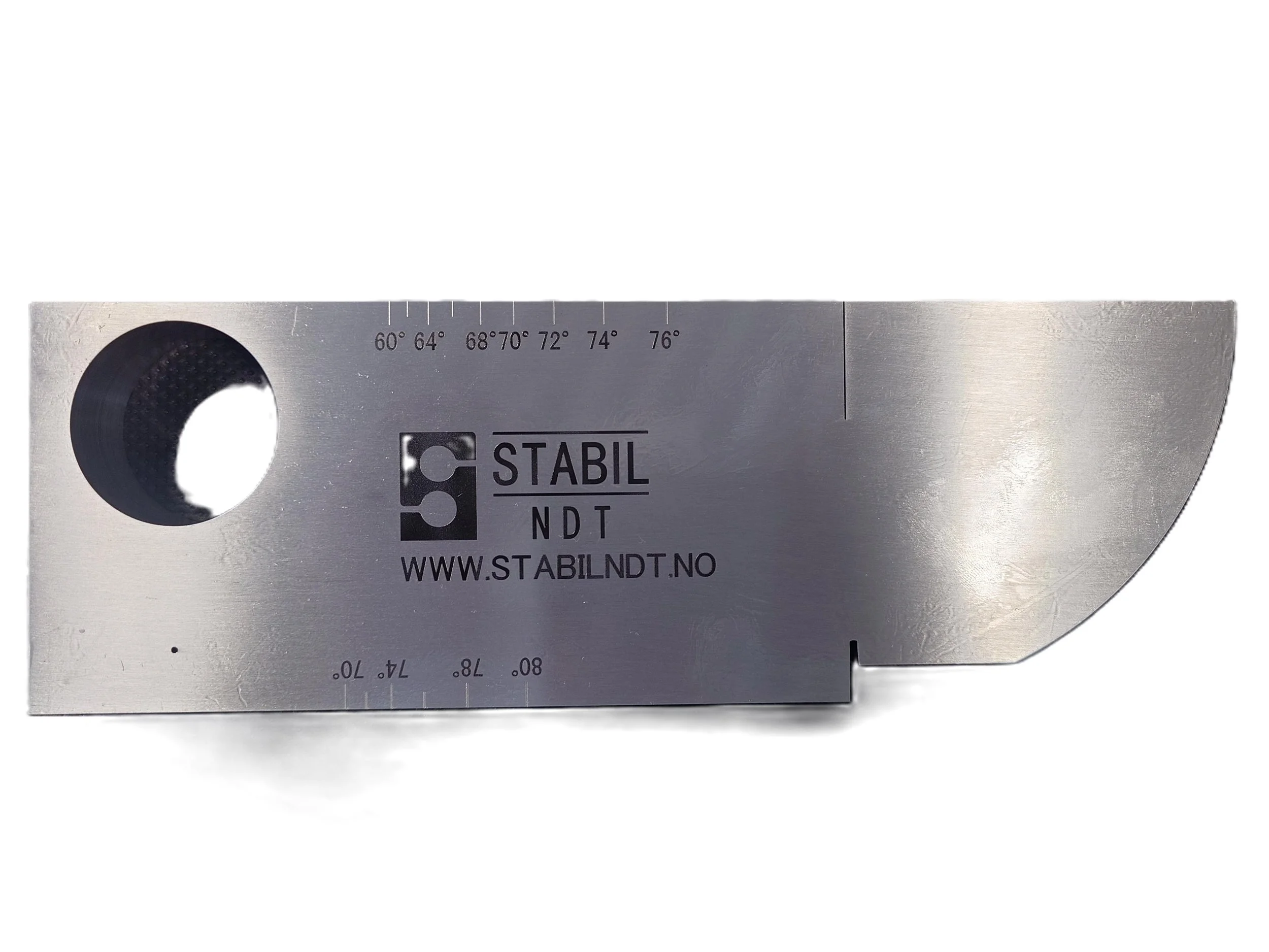 V1 Kalibreringsblokk Stabil NDT