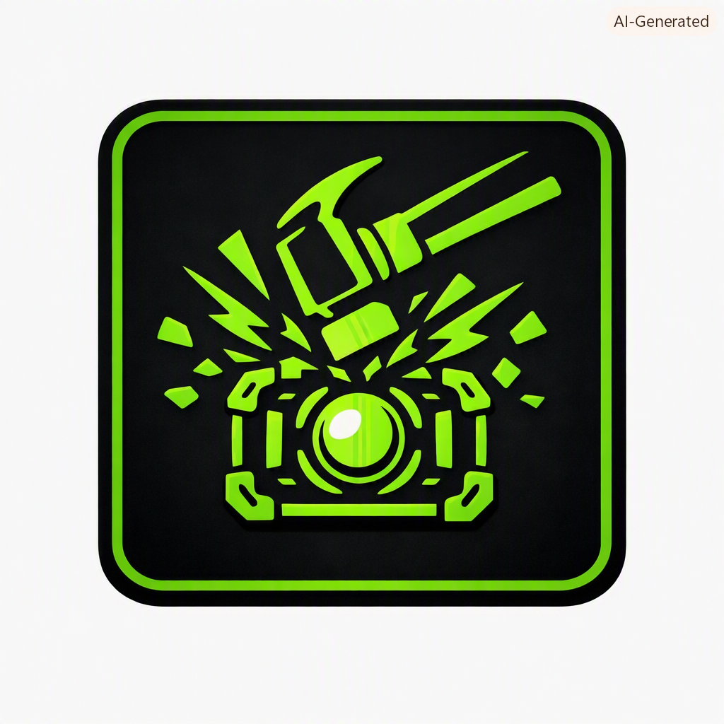 Unilite robusthets‑ikon som viser fall‑ og støtbestandig konstruksjon.