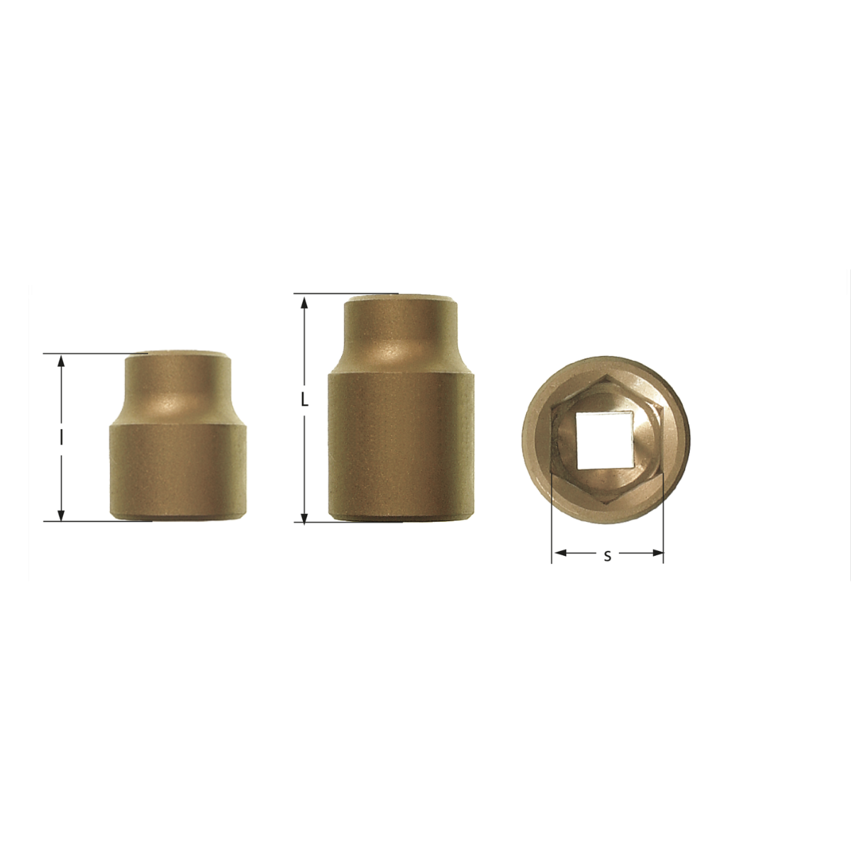 ATEX Pipenøkkel – 1/2" – CC‑serien (AlBz / BeCu)
