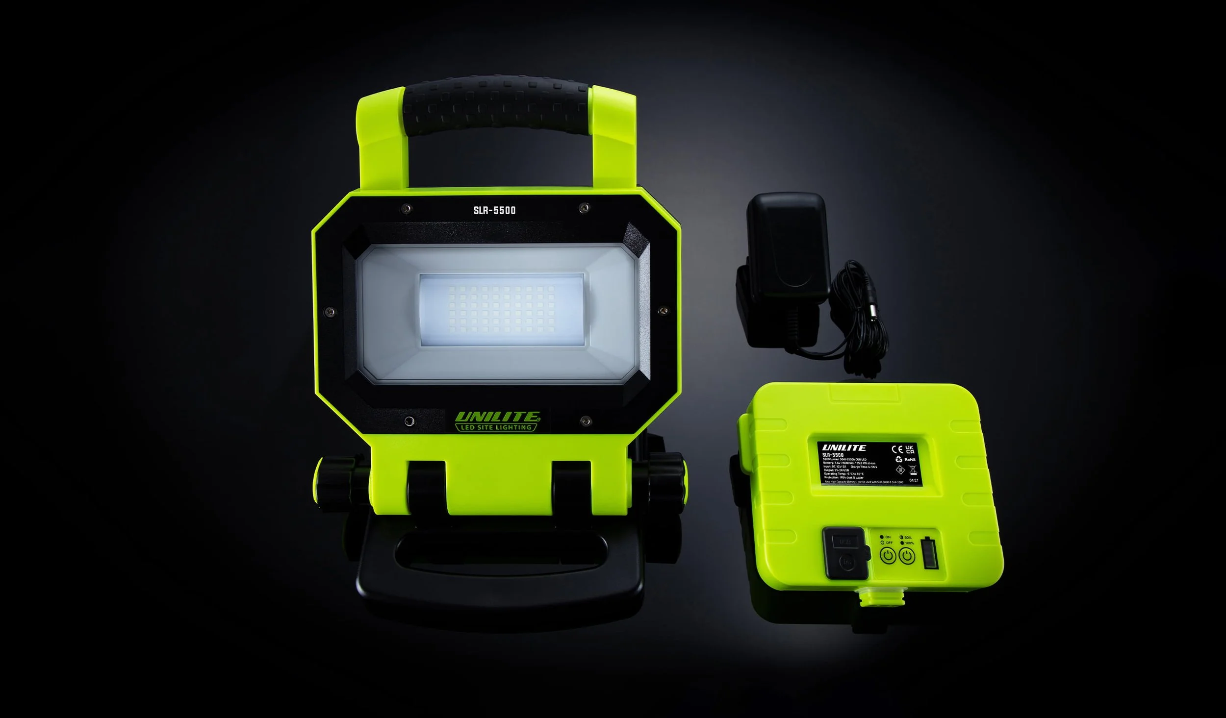 Unilite SLR‑5500 – LED Arbeidslampe (5500 lumen, IP65)