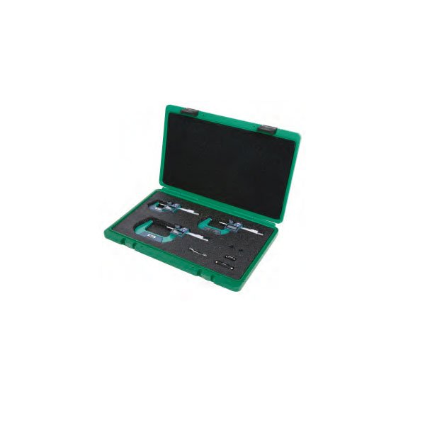 INSIZE DIGITALT MIKROMETERSETT 0–75 MM (IP65) – 3108‑753A