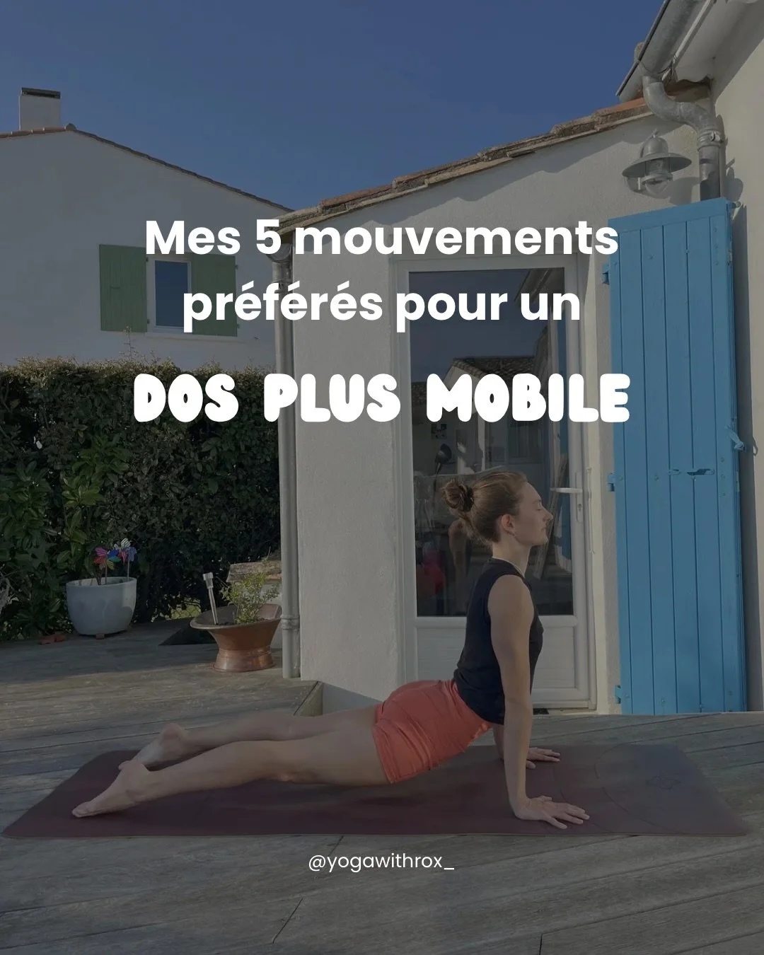 Mes 5 mouvements pr&eacute;f&eacute;r&eacute;s pour un dos plus mobile 🌀

La mobilit&eacute; du dos est la th&eacute;matique que j&rsquo;ai choisie pour mes cours &ldquo;Yoga &amp; Renfo&rdquo; en avril.

Je te propose tout au long du mois de travai