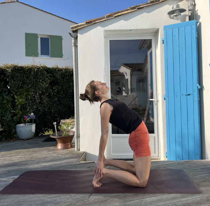 Zoom sur la posture du chameau