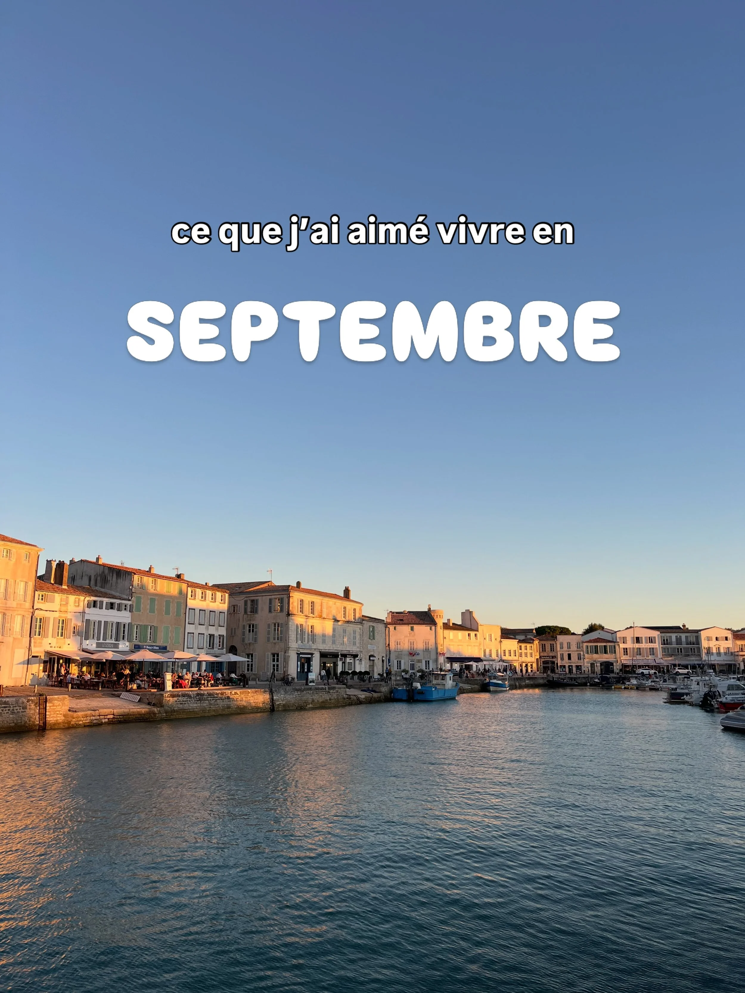 September dump 👀

J&rsquo;ai toujours un peu de mal &agrave; g&eacute;rer cette transition &agrave; la fin de l&rsquo;&eacute;t&eacute;. Le rythme ralentit tout &agrave; coup, l&rsquo;&icirc;le de R&eacute; retrouve progressivement son calme et moi 