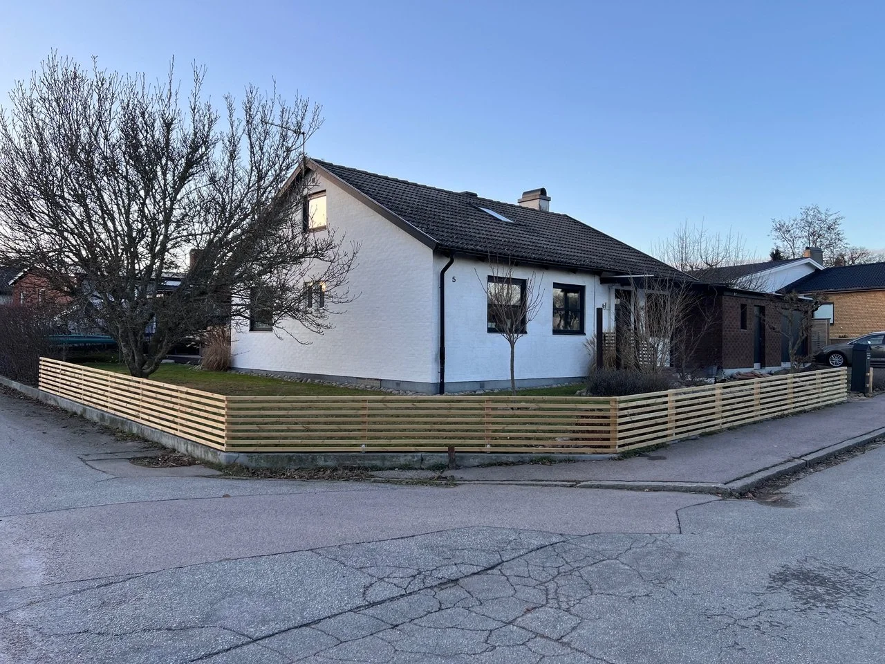 Staket och trappgjutning