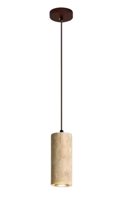 Travetine collection pendant light