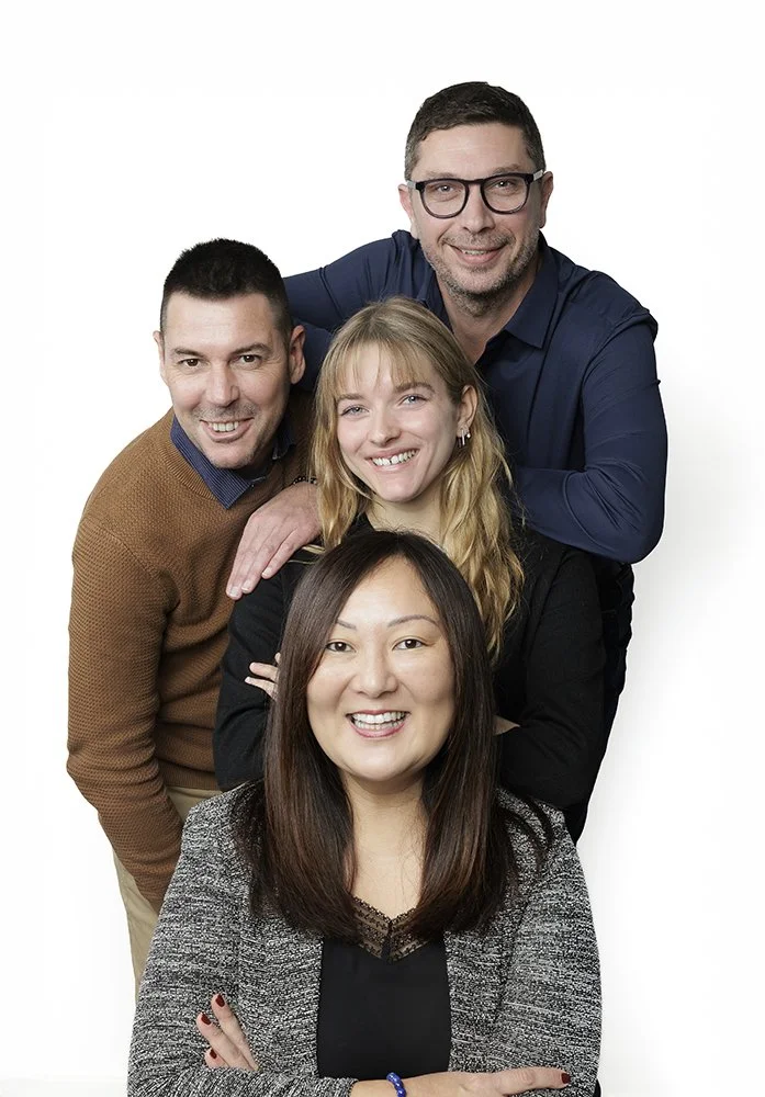 Photo d’équipe professionnelle réalisée à Nantes pour entreprise et communication RH.