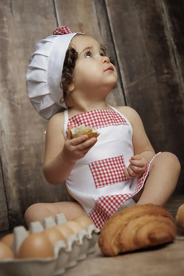 Portrait enfant original et artistique réalisé en studio à Treillières près de Nantes.